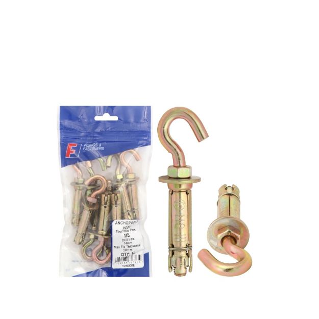 Picture of ANCHOR BOLT HOOK M6 BAG 10