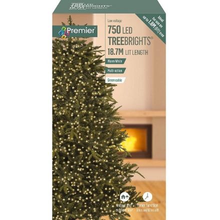 Picture of 750LED TREEBRIGHT LIGHTS WARM WHITE WITH CLEAR CABLE