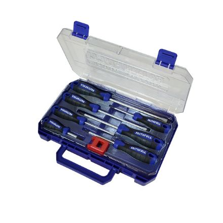 Picture of FAITHFULL 8 PCE SCREWDRIVER SET WITH MAGNETISER