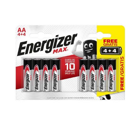 Picture of ENERGIZER AA BATTERY 4+4 FREE