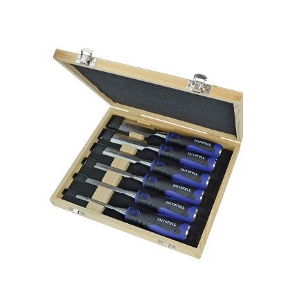 Picture of FAITHFULL 6 PCE SOFT GRIP CHISEL SET