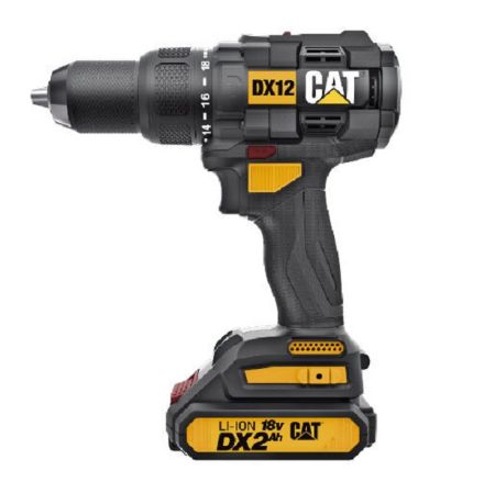 Picture of CAT 18V 65NM BRUSHLESS COMBI DRILL 2 X 2.0AH