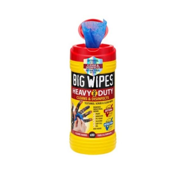 Picture of BIGWIPES HEAVY DUTY  80PKT RED TOP