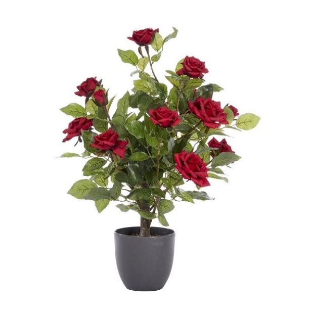 Picture of 120CM ARTIFICIAL REGENT'S ROSE TREE -RUBY RED