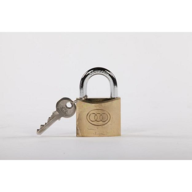 Picture of 32MM TRI-CIRCLE BRASS PADLOCK NO. 263