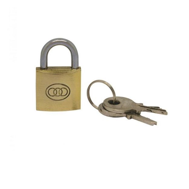 Picture of 25MM TRI-CIRCLE BRASS PADLOCK NO. 262