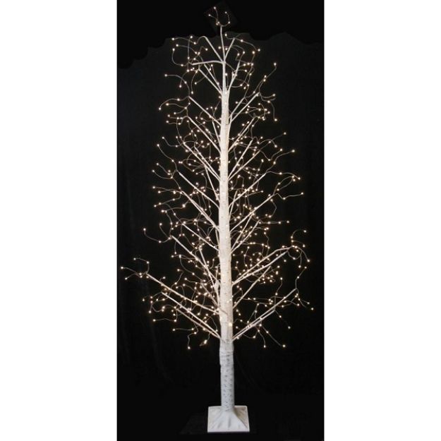 Picture of 2.1M (7') WHITE NOEL BIRCH LED TREE - WARM WHITE