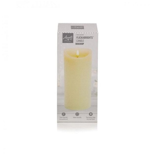 Picture of FLICKABRIGHTS BATTERY OPERATED CANDLE 23CM