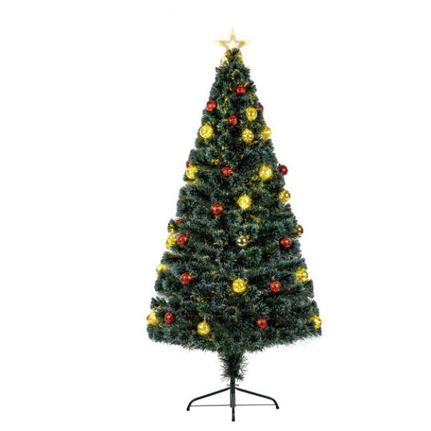 Picture of FIBRE OPTIC TREE PIN WIRE LED BAUBLES - 4FT