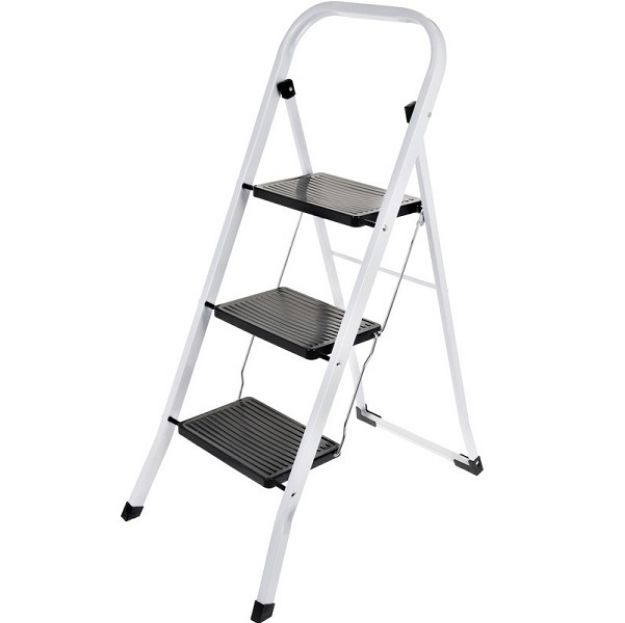 Picture of 3 STEP STEP LADDER BLACK & WHITE