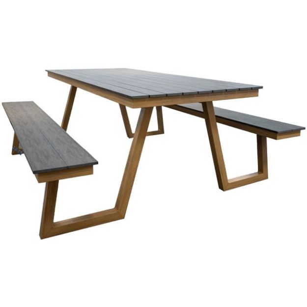 Picture of RAVENSDALE ALUMINIUM POLYWOOD PICNIC TABLE