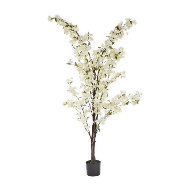 Picture of ARTIFICAL TREE CHERRY BLOSS WHITE 140CM