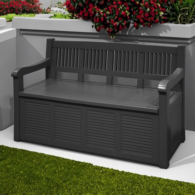 Picture of GARDEN BENCH WITH STORAGE SALZBERG